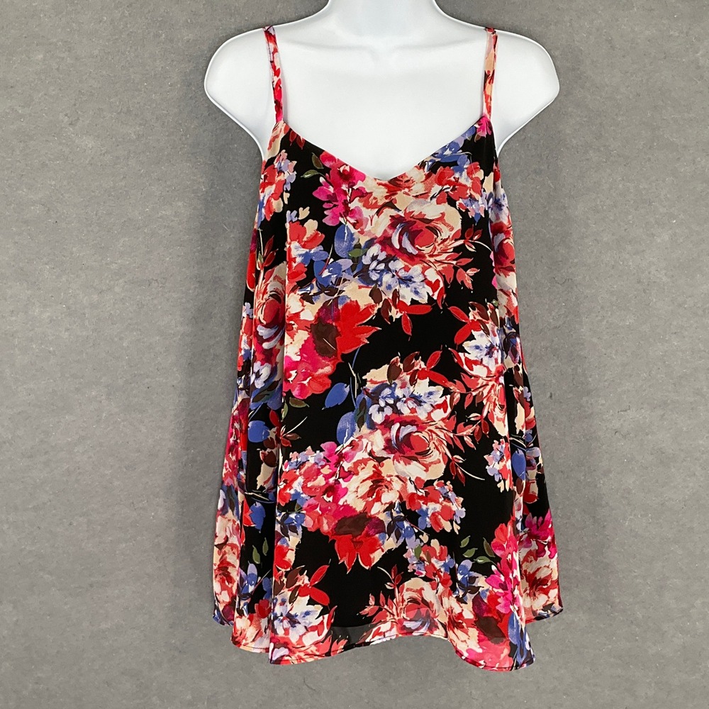 Torrid Sophie Floral Print Cami Tank Top‎ Sleeveless Blouse 1X Multicolor Flowy